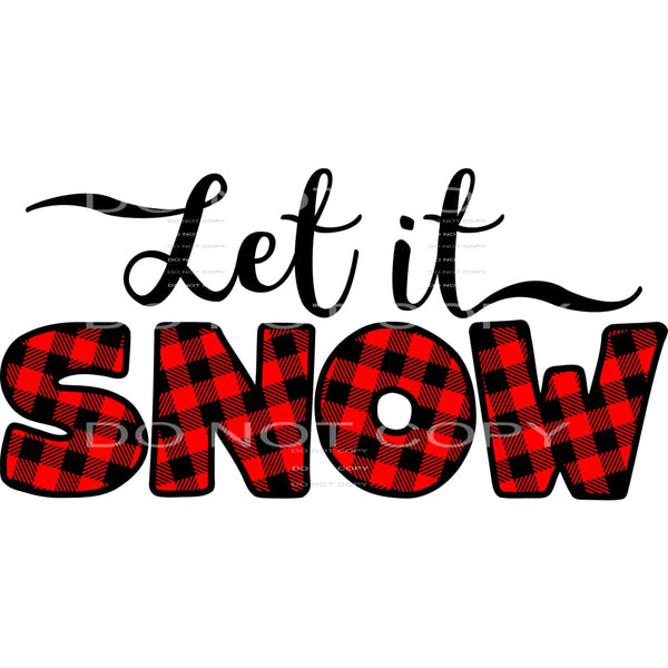 let it snow #7512 Sublimation transfers - Heat Transfer