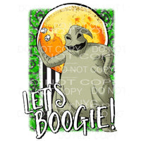 Let’s Boogie Nightmare Boogie Man Sublimation transfers - 