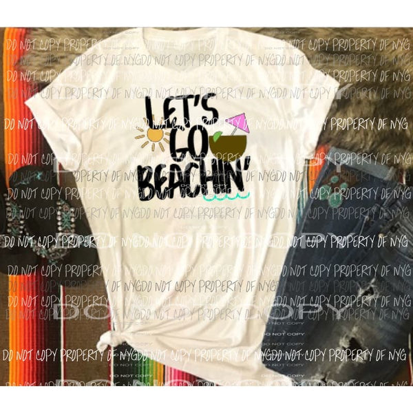 Lets go beachin Sublimation transfers Heat Transfer