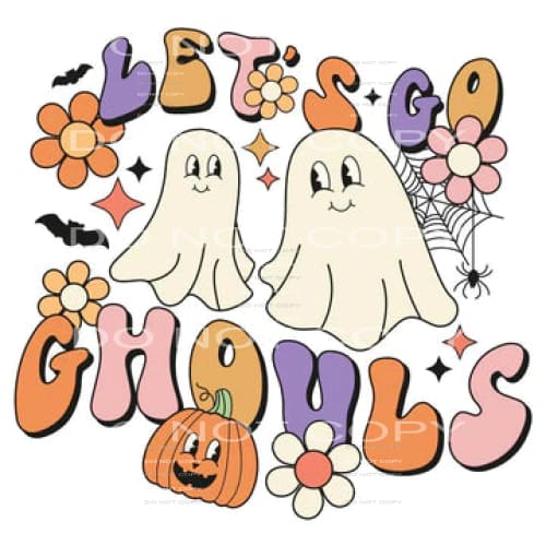 let’s go ghouls #7760 Sublimation transfers - Heat Transfer
