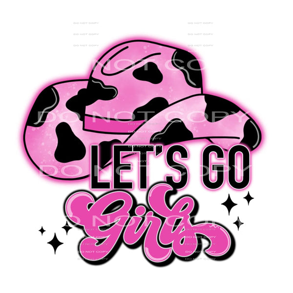 let’s go girls #7348 Sublimation transfers - Heat Transfer