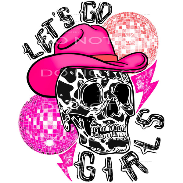 let’s go girls #8336 Sublimation transfers - Heat Transfer