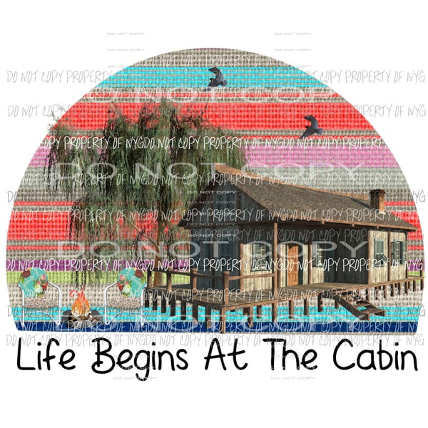 Life begins at the cabin Sublimation transfers Heat Transfer