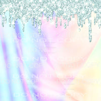 Light Blue Drip Pastel Color Gradient Sheet #3 Sublimation 