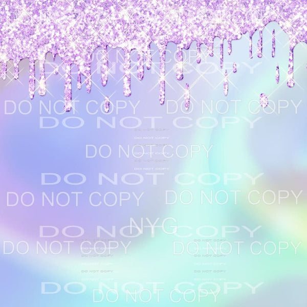 Light Purple Drip Pastel Color Gradient Sheet Sublimation 