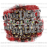 light up my life Sublimation transfers Heat Transfer