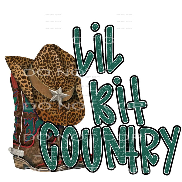 lil bit country #7649 Sublimation transfers - Heat Transfer
