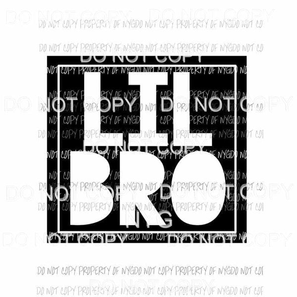 Lil Bro Sublimation transfers Heat Transfer