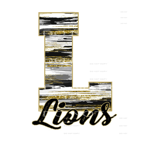 Lions # 2000 Sublimation transfers - Heat Transfer