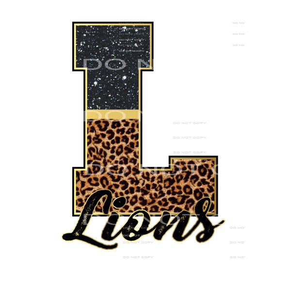 Lions # 2001 Sublimation transfers - Heat Transfer