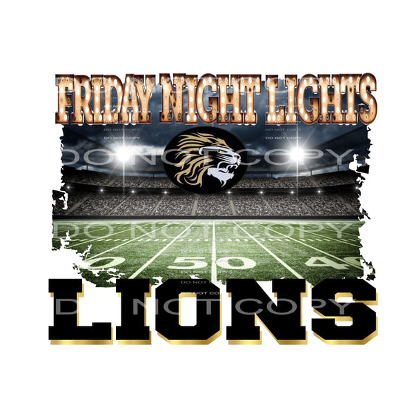 LIONS Colors in dropdown menu Sublimation transfers - Heat 