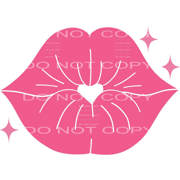 Lips #4471 Sublimation transfers - Heat Transfer Graphic Tee