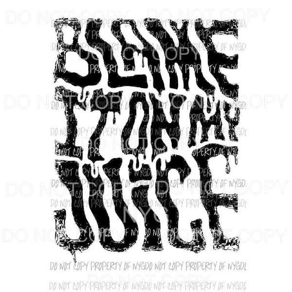 Lizzo # 4 Blame it on my juice Sublimation transfers Heat Transfer