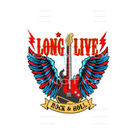 long live rock and roll #6907 Sublimation transfers - Heat 