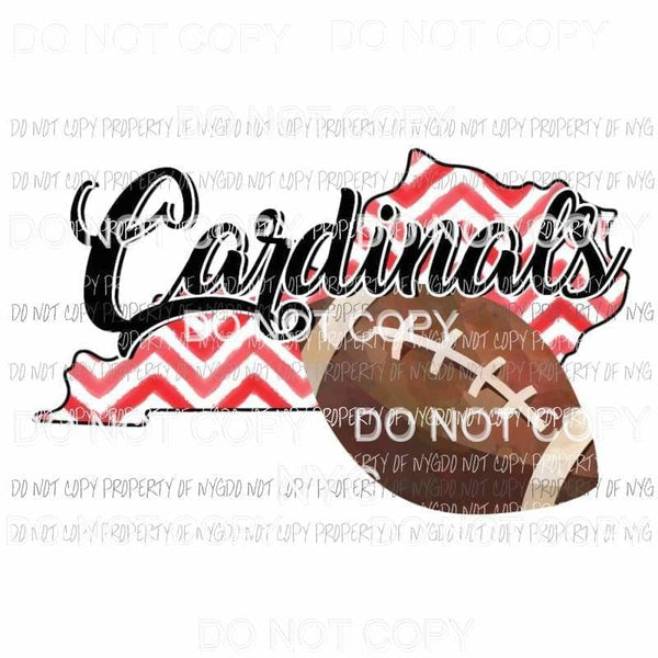 Louisville Cardinals football chevron state Sublimation transfers Heat Transfer