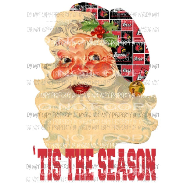 Louisville Santa Sublimation transfers Heat Transfer