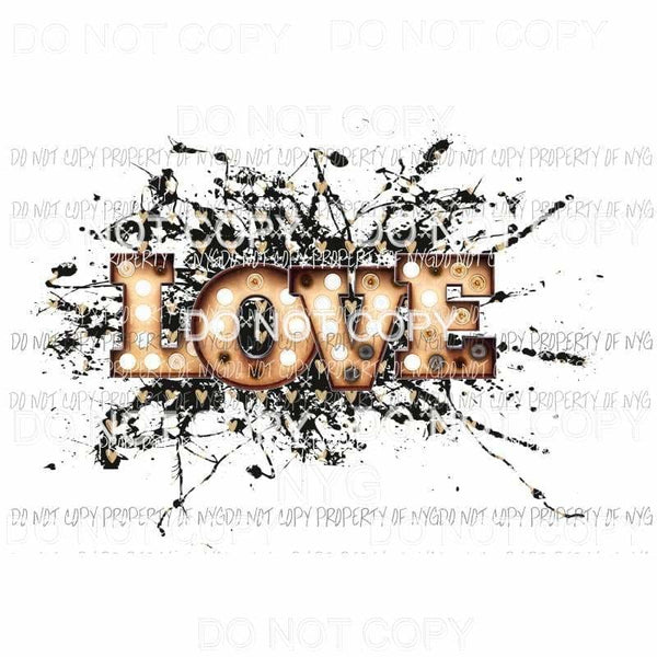 Love #26 Sublimation transfers Heat Transfer