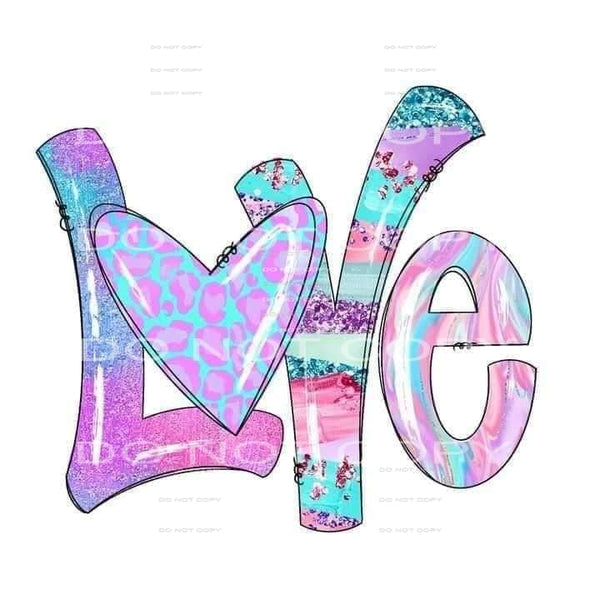 love #4246 Sublimation transfers - Heat Transfer
