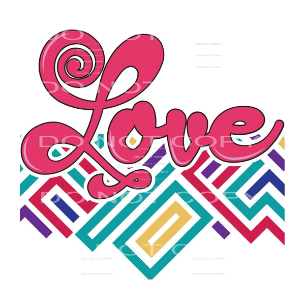 Love #4525 Sublimation transfers - Heat Transfer Graphic Tee