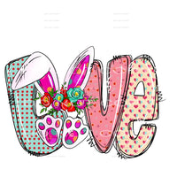 love bunny #6099 Sublimation transfers - Heat Transfer