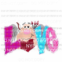 love cupid Sublimation transfers Heat Transfer