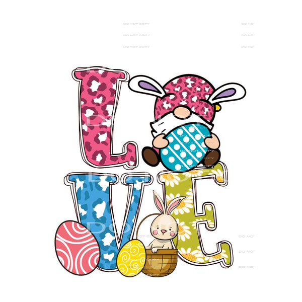 love gnome #6098 Sublimation transfers - Heat Transfer