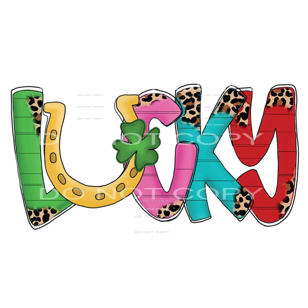 lucky #4433 Sublimation transfers - Heat Transfer