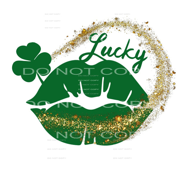 lucky lips #6111 Sublimation transfers - Heat Transfer