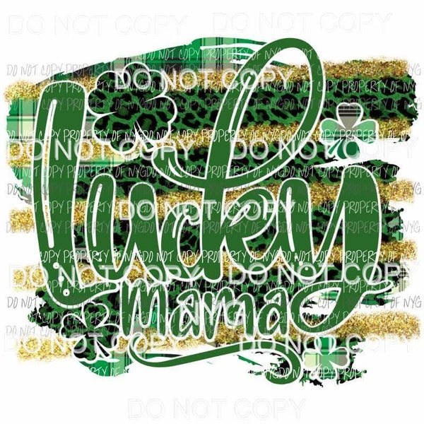 Lucky Mama #2 Sublimation transfers Heat Transfer