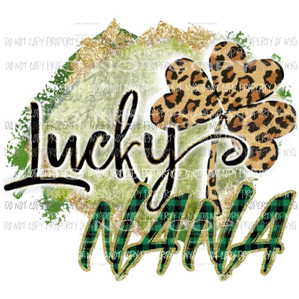 Lucky nana mama etc you choose out of the 8 Sublimation transfers Heat Transfer