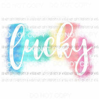 Lucky rainbow layer Sublimation transfers Heat Transfer
