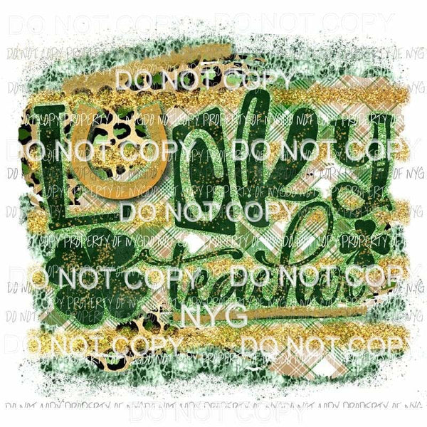 Lucky Teacher #2 Sublimation transfers Heat Transfer