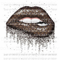 LV Lips Louis Full Color Screen Print can go on any fabric any color Heat Transfer