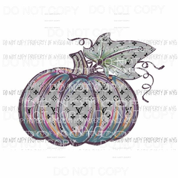 LV Louis Pumpkin 1 Sublimation transfers Heat Transfer