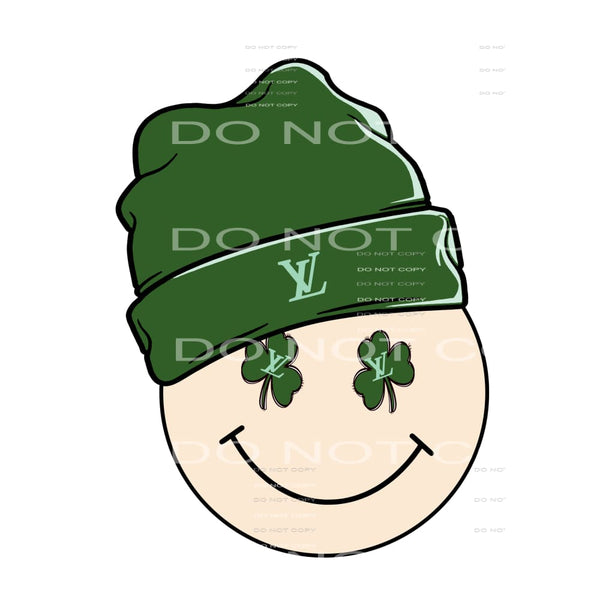 lv smile shamrock #4302 Sublimation transfers - Heat 