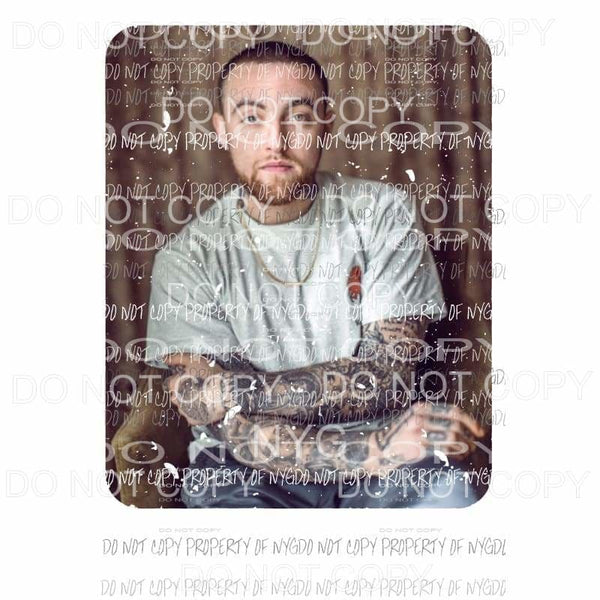 Mac Miller #4 Sublimation transfers Heat Transfer