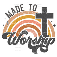 made to worship #7829 Sublimation transfers - Heat Transfer