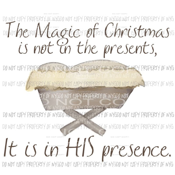 Magic of Christmas Sublimation transfers Heat Transfer