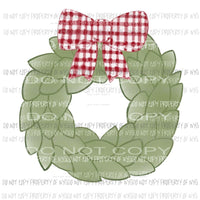 magnolia wreath Sublimation transfers Heat Transfer