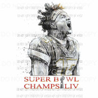 Mahomes 15 quarterback Kansas City Chiefs super bowl Sublimation transfers superbowl Heat Transfer