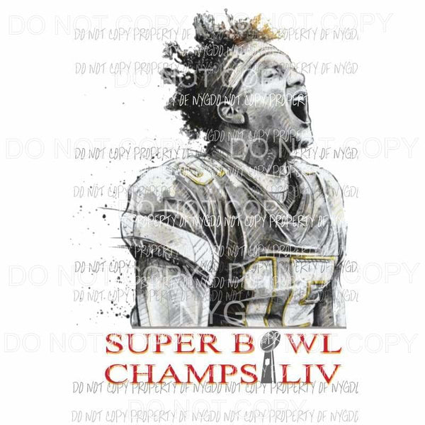 Mahomes 15 quarterback Kansas City Chiefs super bowl Sublimation transfers superbowl Heat Transfer