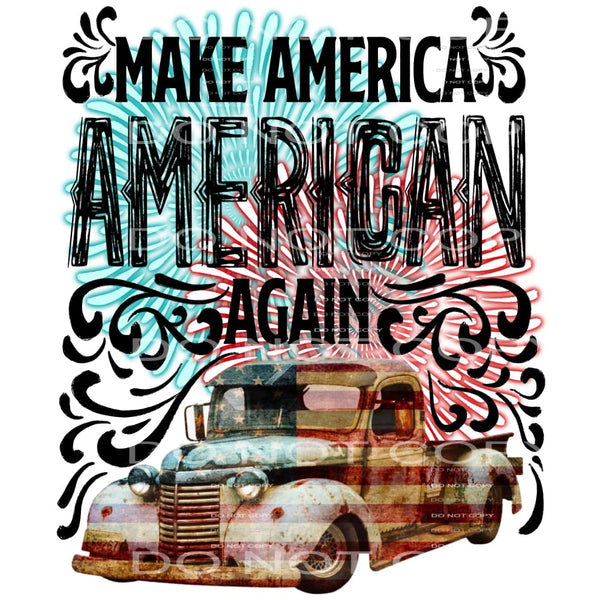 make America American again #6765 Sublimation transfers - 