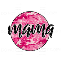 Mama Circle # 3 Sublimation transfers - Heat Transfer