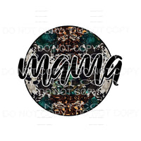 Mama Circle # 4 Sublimation transfers - Heat Transfer
