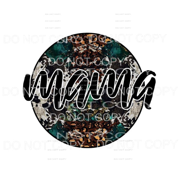 Mama Circle # 4 Sublimation transfers - Heat Transfer