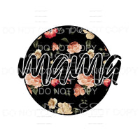 Mama Circle # 6 Sublimation transfers - Heat Transfer