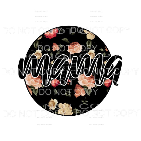Mama Circle # 6 Sublimation transfers - Heat Transfer