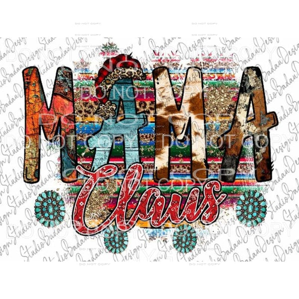 MAMA claus cowhide 1.00 Sublimation transfers - Heat 