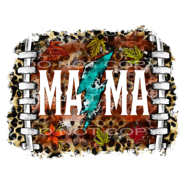 Mama Football # 2116 Sublimation transfers - Heat Transfer