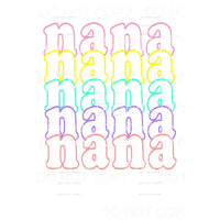 Mama - Mimi - Mom - Nana # 2 other names in drop down menu 